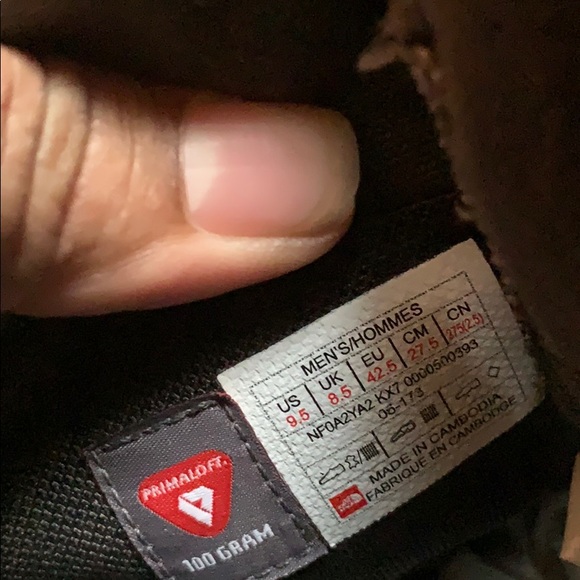 The North Face leather TNF waterproof boots main image 4